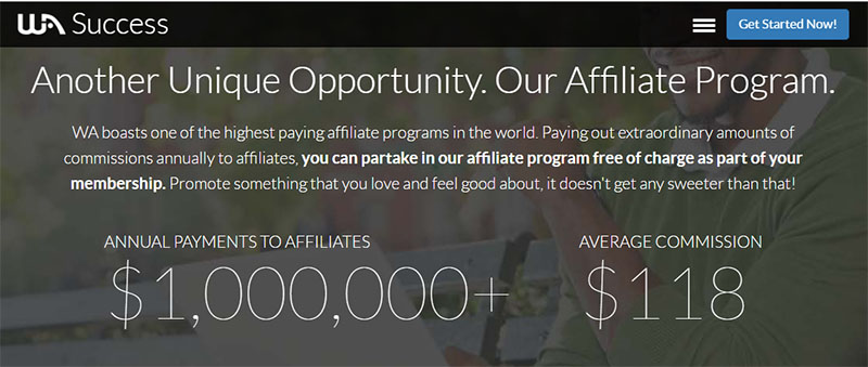 Wealthy Affiliate Reviews - WA Success - Affiliate Program