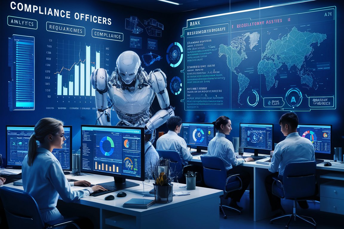 Compliance Officers Use AI for Effective Regulatory Monitoring in Banking